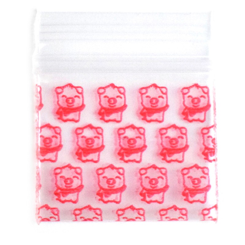 Set 100 túi nhựa JETTING màu sắc trong suốt đựng đồ tiện dụng 8ml