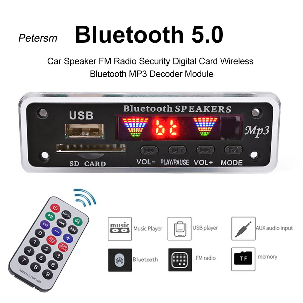 Loa Bluetooth Không Dây Tích Hợp Đài Fm Và Phụ Kiện