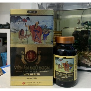 VIÊN ĂN NGỦ NGON VITAHEALTH BỒI BỔ CƠ THỂ, DƯỠNG TÂM AN THẦN LỌ 60V