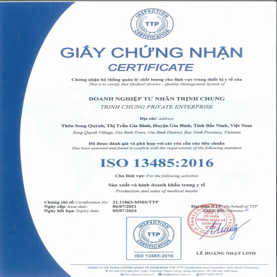 Khẩu trang y tế trẻ em 4D-KF94 4 lớp kháng khuẩn chính hãng TT Mask 1 túi 10 chiếc