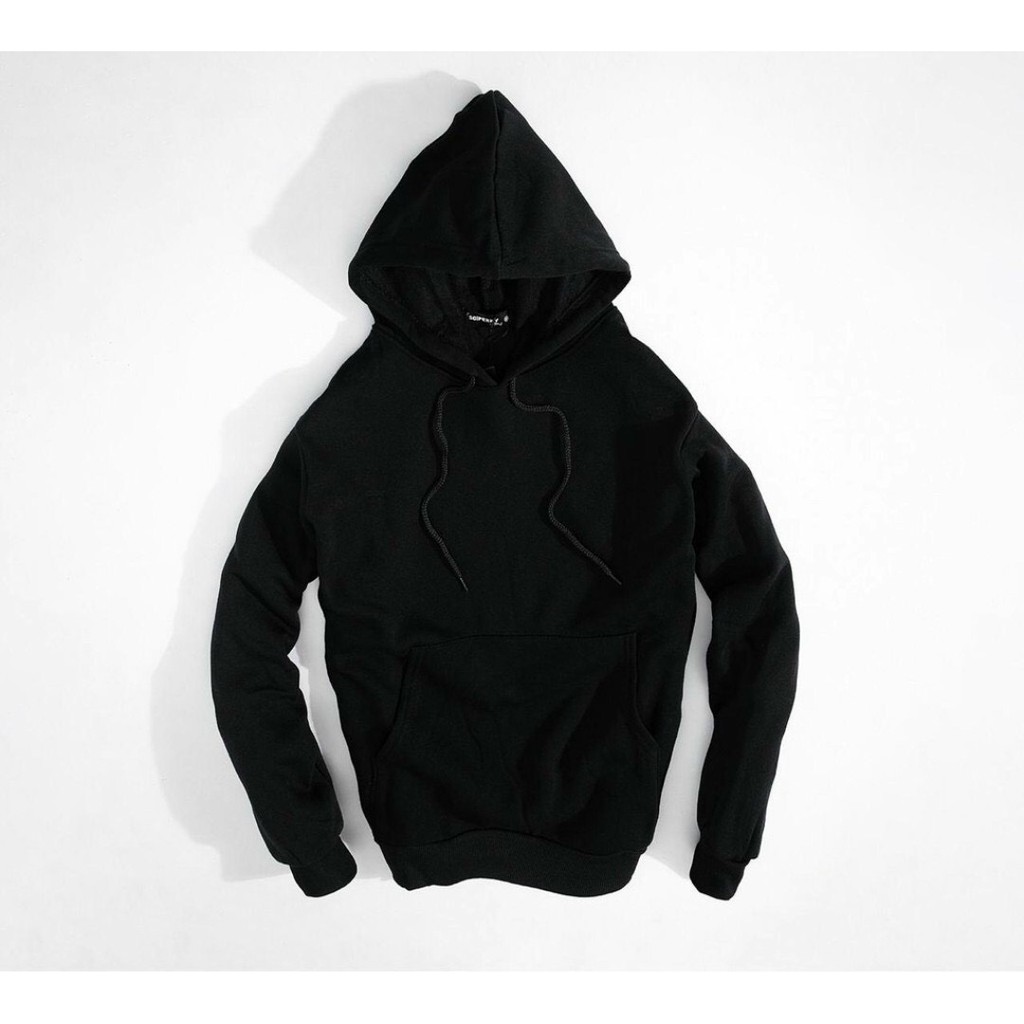 Áo Hoodie nam nữ unisex đôi cặp form rộng trơn trắng đen có mũ đẹp chất nỉ phong cách trẻ trung Hàn Quốc | BigBuy360 - bigbuy360.vn