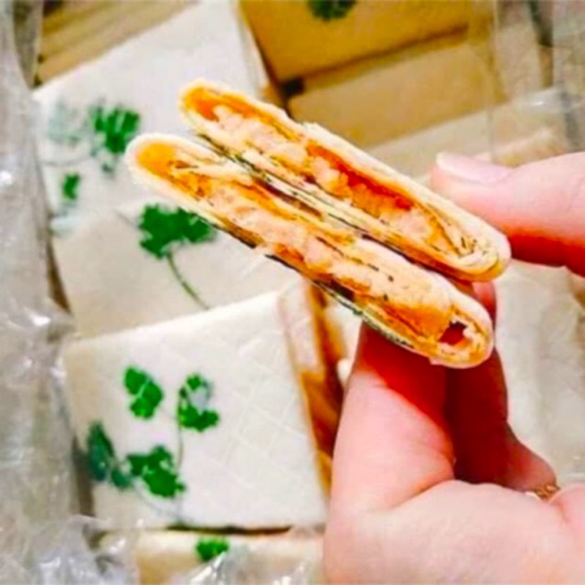 [Mã 156FMCGSALE hoàn 8% đơn 500K] 500g Bánh kẹp ngò nhân bơ đậu phộng🥜