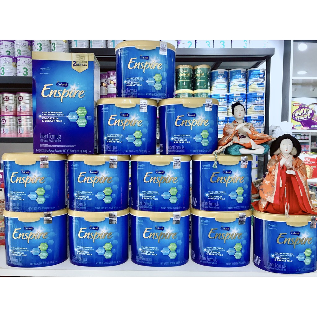 Sữa Enfamil Enspire 0-12m hộp nhựa 581gram