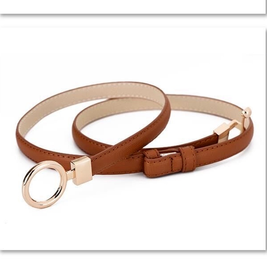 Thắt Lưng Da Bản Nhỏ Phong Cách Hàn Quốc Hợp Thời Trang Cho Nữ