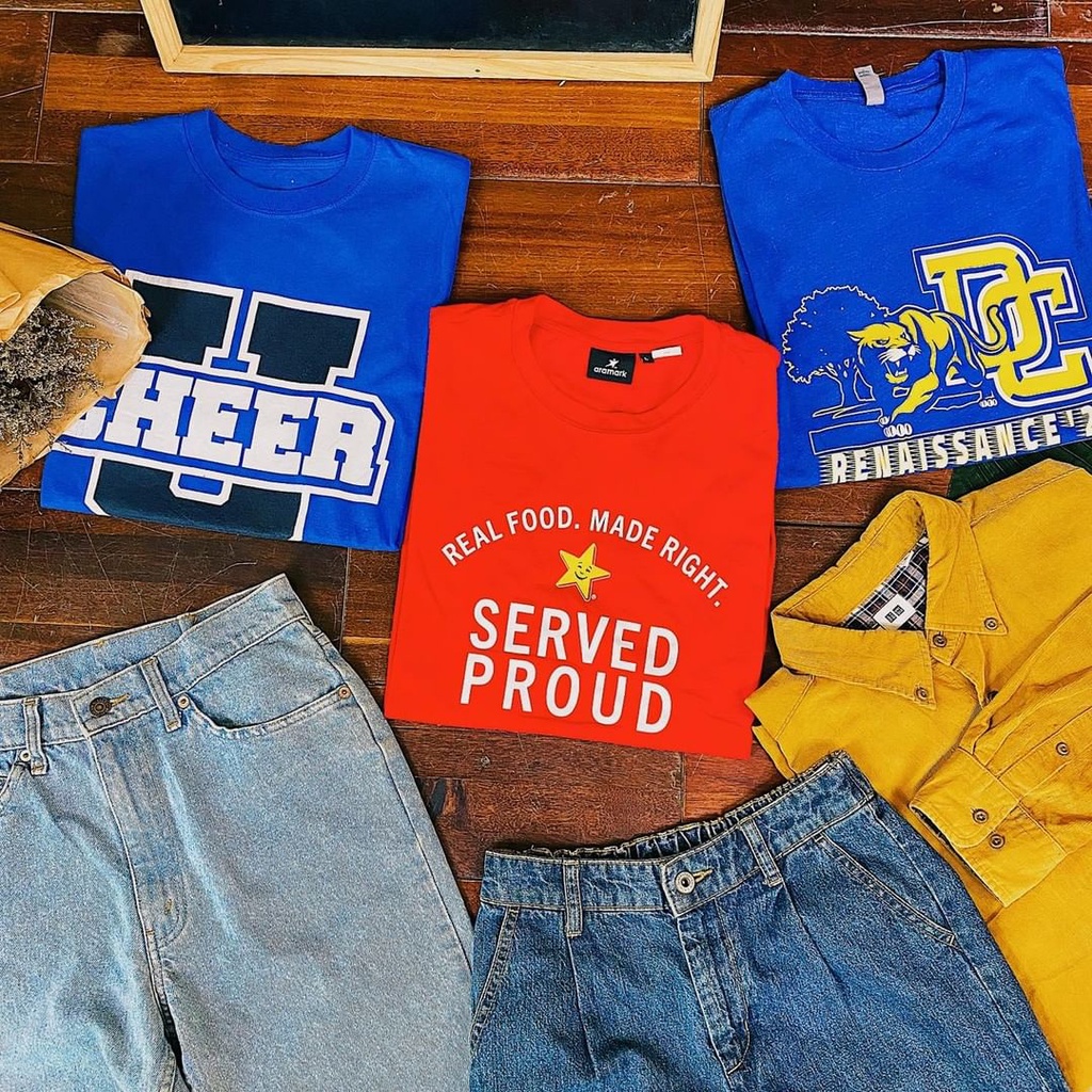 Áo Phông Mỹ 2hand, Áo Thun Unisex Nam Nữ Secondhand Chọn Mẫu Qua Ảnh Hàng Tuyển Chọn Giá Rẻ