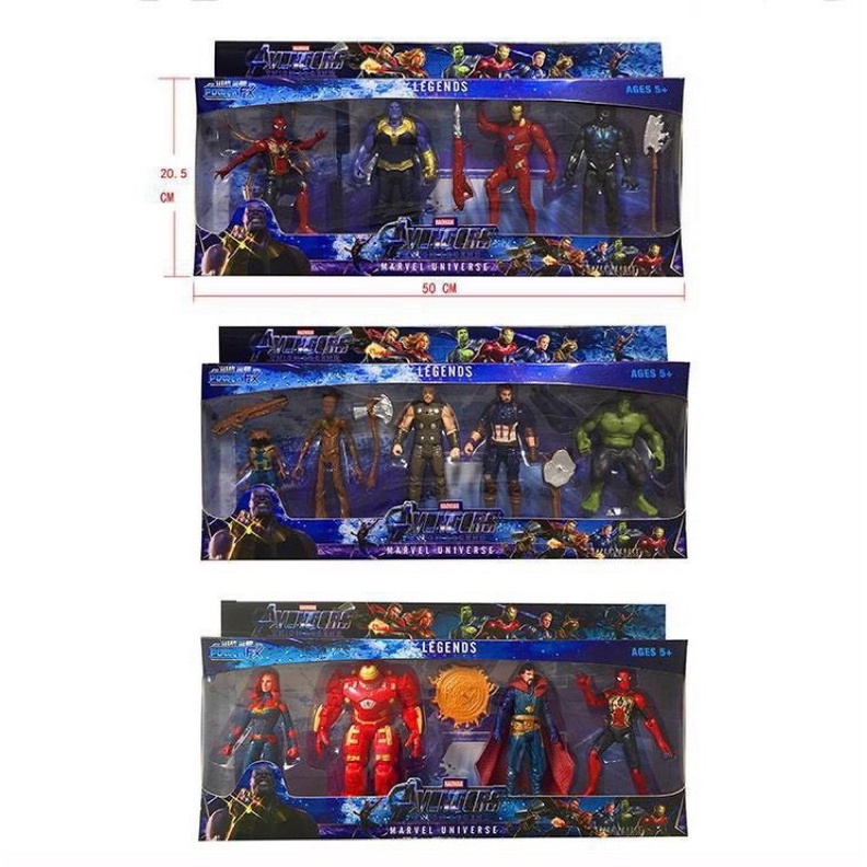 Bộ 4 siêu anh hùng Avengers 15cm