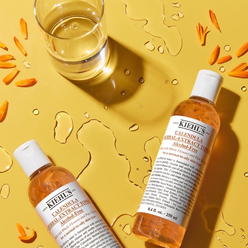 Nước thanh tẩy hoa cúc KIEHL'S Calendula Herbal - Extract Toner Alcohol