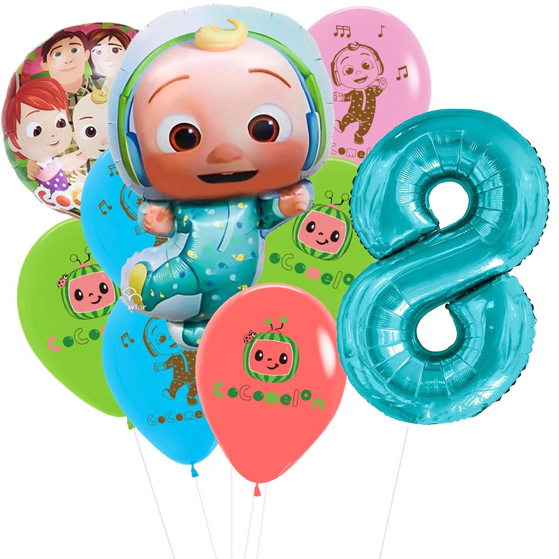 Set 9 Bong Bóng Trang Trí Tiệc Sinh Nhật