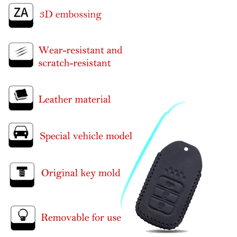 bọc chìa khoá smartkey HONDA CRV, HRV, Civic, City, Brio, Jazz