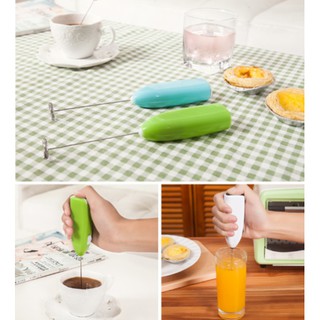 Máy đánh trứng mini cầm tay 💖freeship💖 máy đánh cafe mini tiện lợi