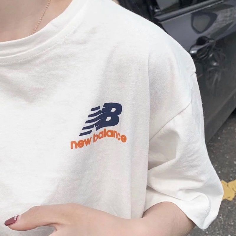 Áo Thun 100% Cotton Tay Ngắn Dáng Rộng In Chữ NB Phong Cách Thời Trang Đường Phố Mới 2022