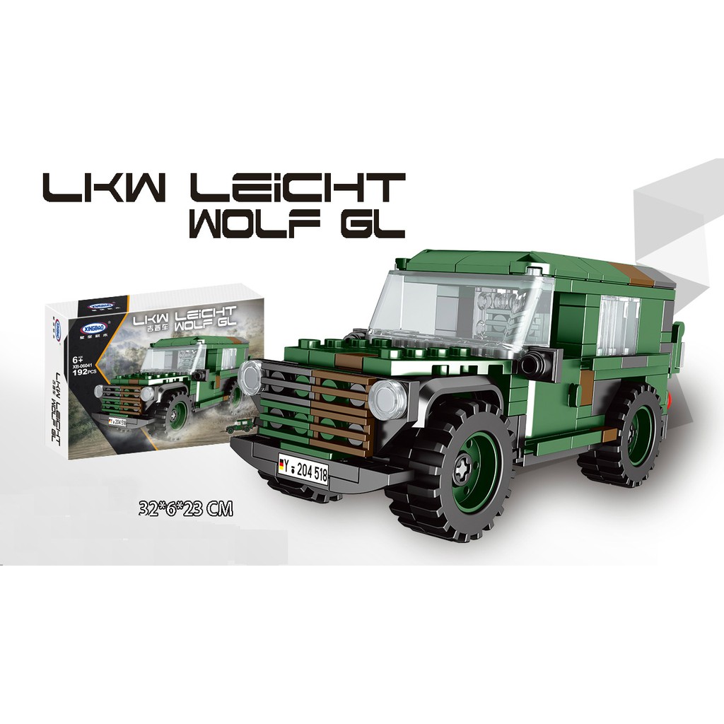 Bộ Xếp Hình Xingbao 06041 - Lắp Ráp Xe Địa Hình Lkw Leicht Wolf 192 Chi Tiết