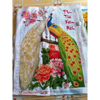 Tranh thêu phu thê