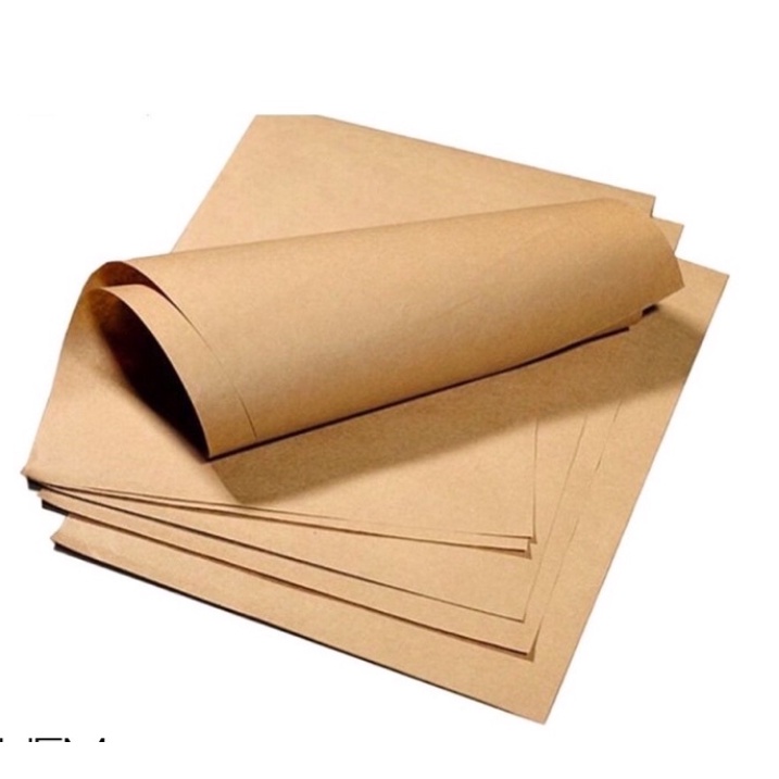 Giấy gói hàng  kraft 720 x 1020mm 100 tờ định lượng 80 gsm