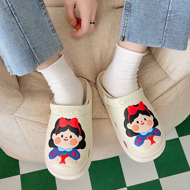 Dép Lê Hở Ngón Chống Trượt Phong Cách Hàn Quốc Dễ Thương Thời Trang Mùa Hè Cho Nữ