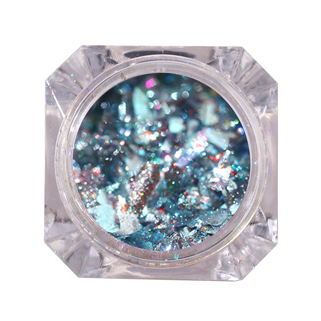 1 Hộp Hạt Kim Sa Lấp Lánh Nhiều Hình Dạng Trang Trí Móng Tay Nghệ Thuật
