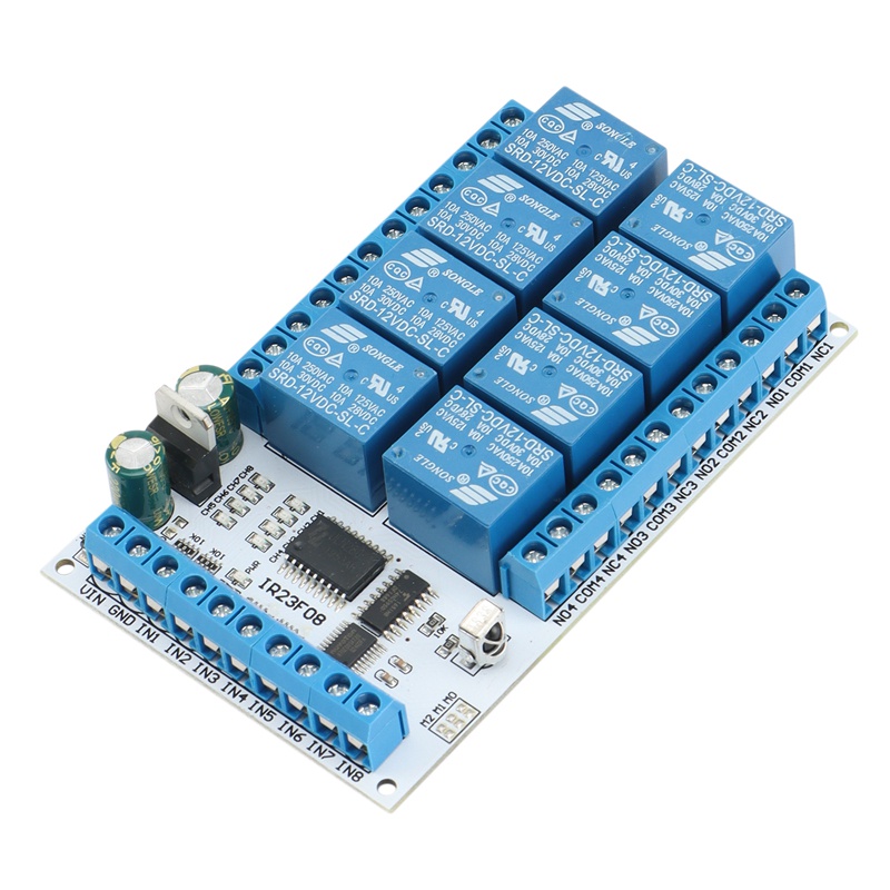 Rơ Le 8 Kênh Dc 12v Đa Năng Kèm Điều Khiển Từ Xa | BigBuy360 - bigbuy360.vn
