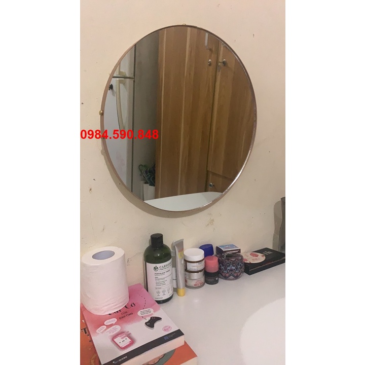 Gương tròn treo tường đa sắc D70cm (Vietnamese House)