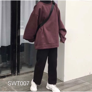 SWT007 - ÁO SWEATER BASIC NÂU