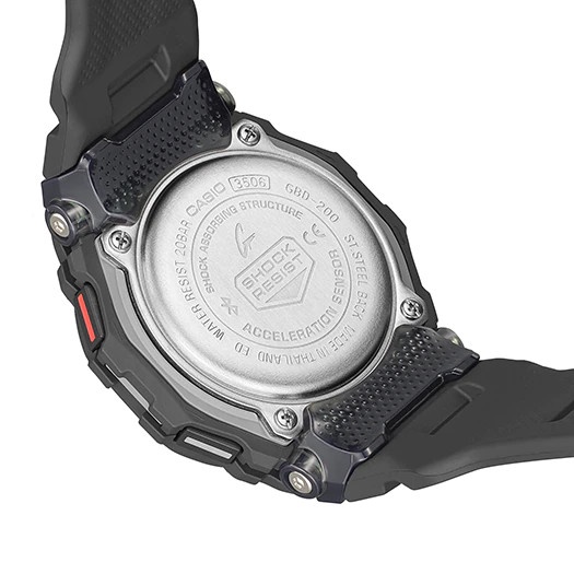 Đồng Hồ Casio Nam Dây Nhựa Chính Hãng GSHOCK GBD-200-1DR