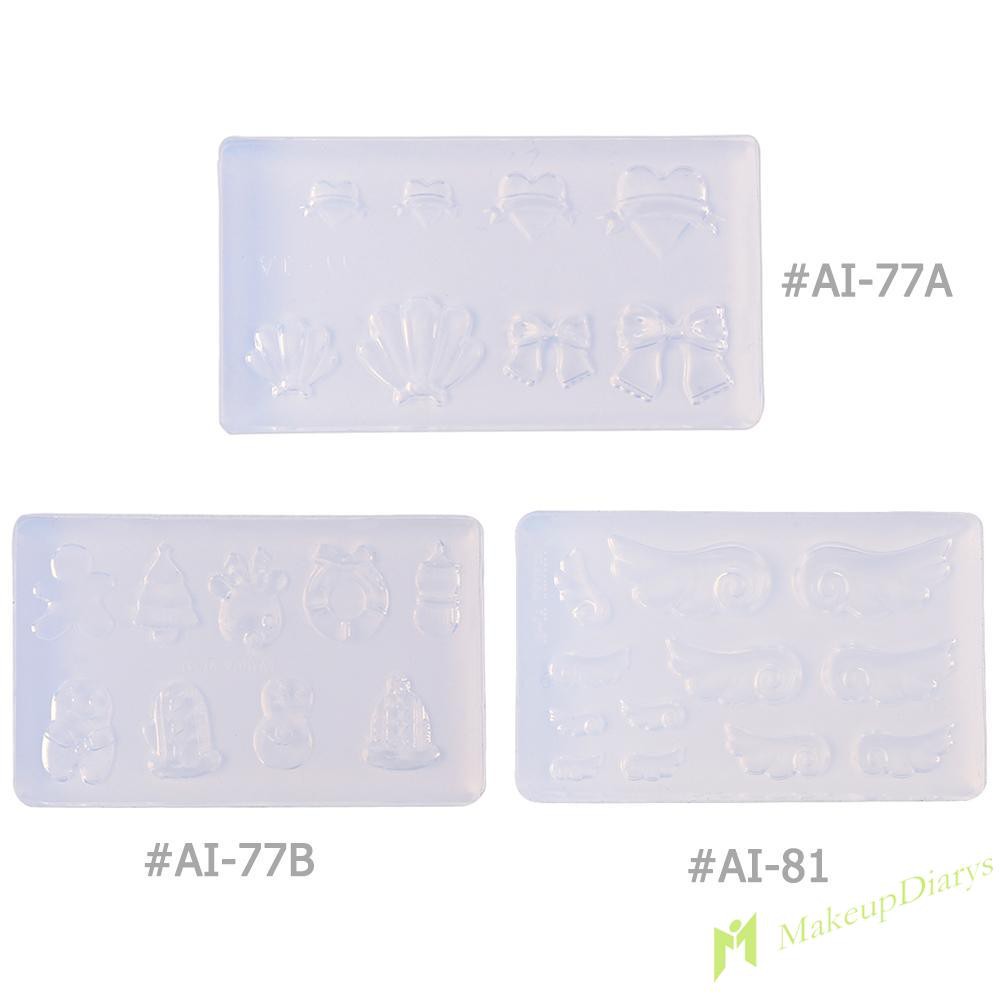 【New Arrival】3D Creative Pattern DIY Nail Art Silicone Mold UV Gel Template Form Mould