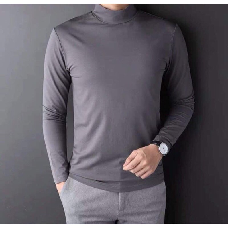 Áo giữ nhiệt lót nỉ cổ 3 phân | BigBuy360 - bigbuy360.vn