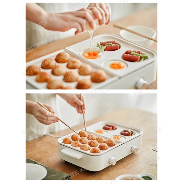 Nồi lẩu nướng đa năng phong cách cổ điển Olayks 5 khay rời