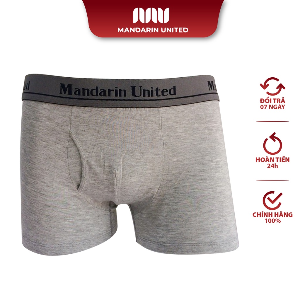 Quần lót nam MANDARIN UNITED sịp đùi cơ bản cotton cao cấp - MUCSD010