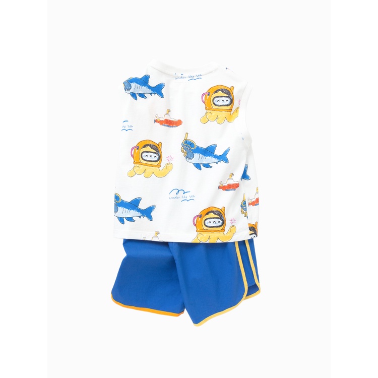 Bộ quần áo BALABALA - TODDLER dành cho bé trai họa tiết biển 201222119102