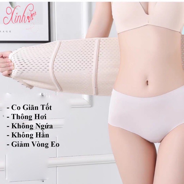 Đai Nịt Bụng Thông Hơi Chống Cuộn thế hệ mới Chữ M