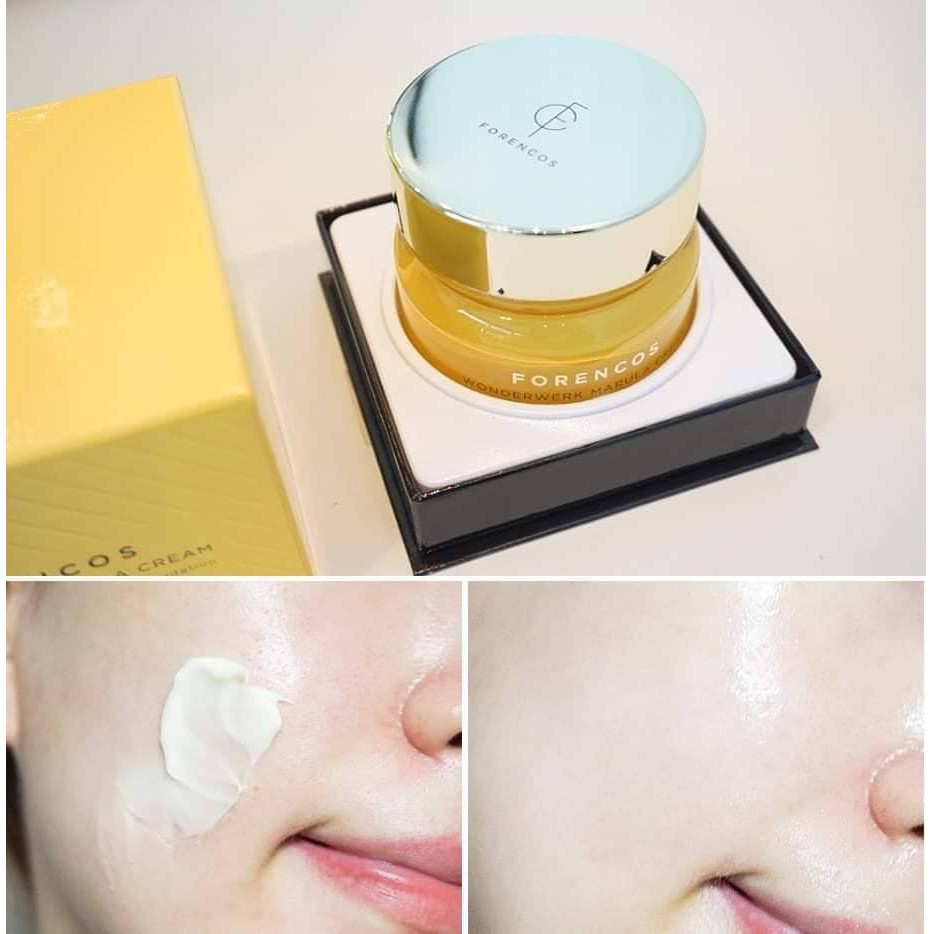 Kem dưỡng trắng 👑FREESHIP👑 Kem Dưỡng Da Thâm Sạm Forencos Wonderwerk Marula Cream Vàng 50g  BÔNG SHOP