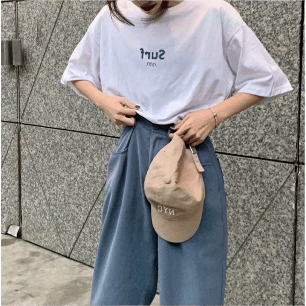 Áo Thun In Chữ Surf PEONYB Nữ [FREESHIP]  Phông form rộng tay lỡ oversize, pull 3158 cá tính hàn quốc đẹp Ulzzang