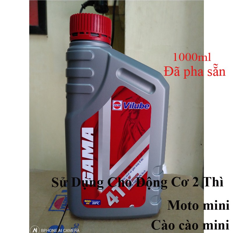 Bình nhiên liệu cho động cơ 2 thì Bình nhiên liệu cho moto mini Cào cào mini Dung tích 1000ml