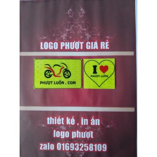 ( COMBO 2 LOGO PHƯỢT LUÔN ) logo phượt logo phản quang