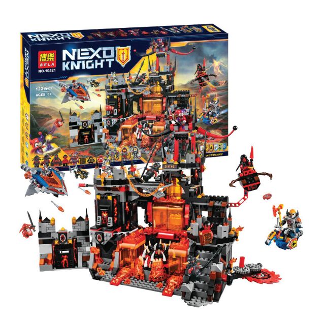 Lego Nexo Knights 10521 Hang Ổ Nham Thạch Của Chú Hề Jestro ...