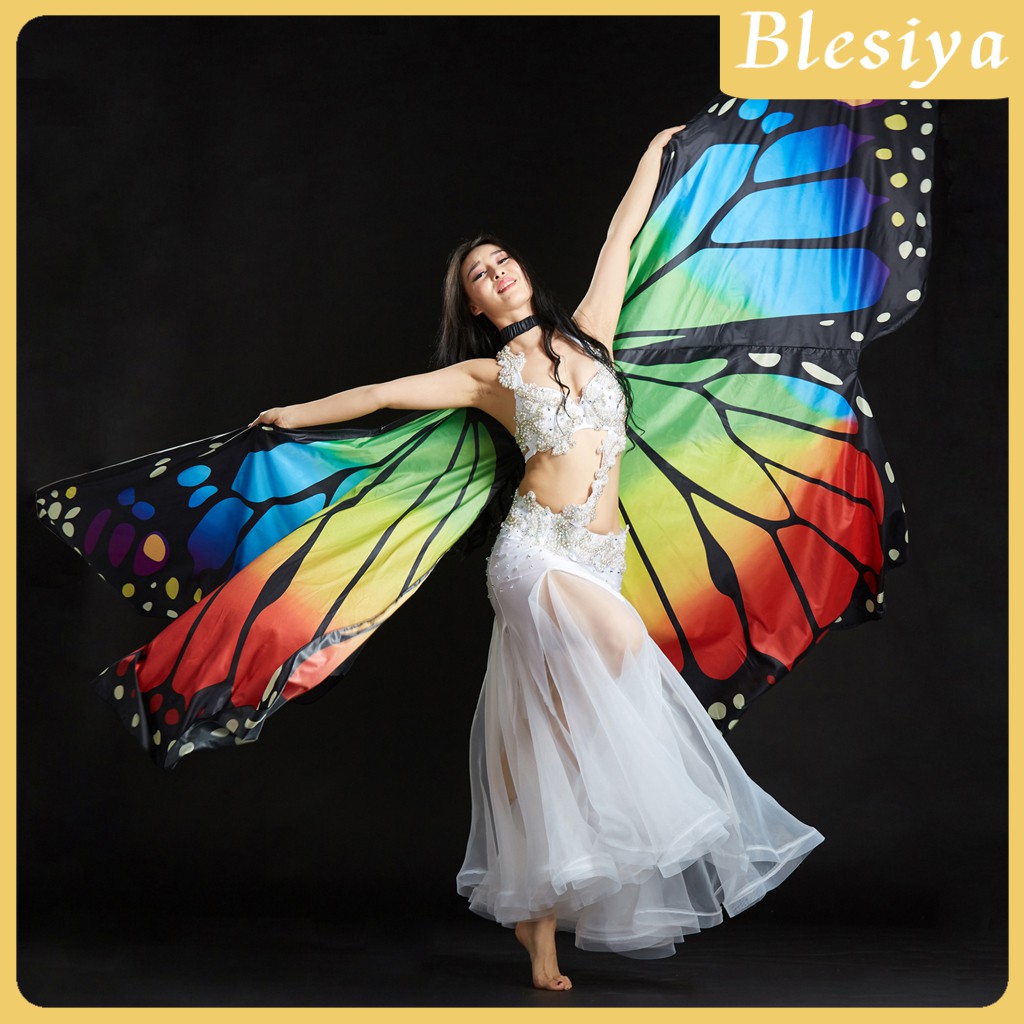 (Hàng Mới Về) Cánh Bướm Múa Bụng Nhiều Màu Sắc Phong Cách Ai Cập