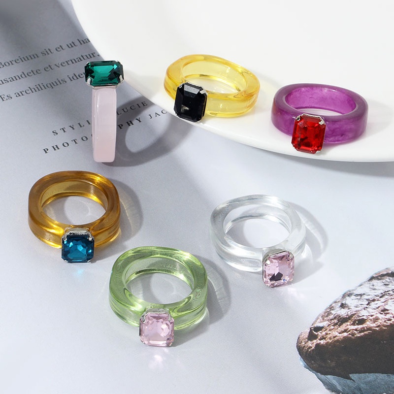 Nhẫn Đeo Tay 17 Kiểu Dáng Trong Suốt Thời Trang Cá Tính