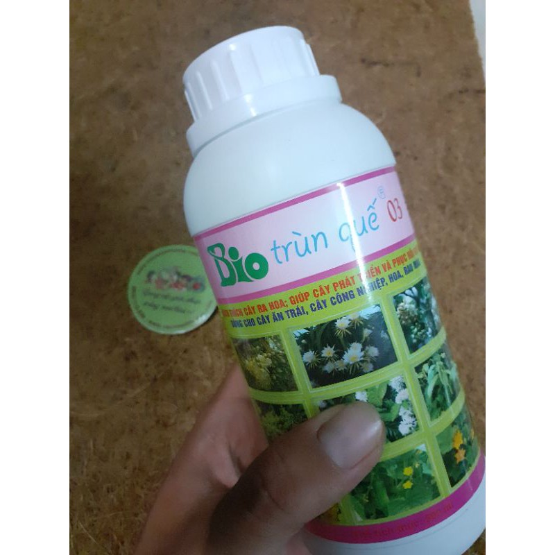 Dịch Trùn Quế Bio 3 500ml, Công Nghệ sinh Học, Kích Ra Hoa, Giúp Phục Hồi Cây và bộ Rễ