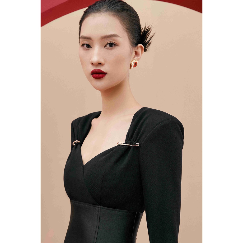 Váy VT phối corset Michelle Twill Corset Dress