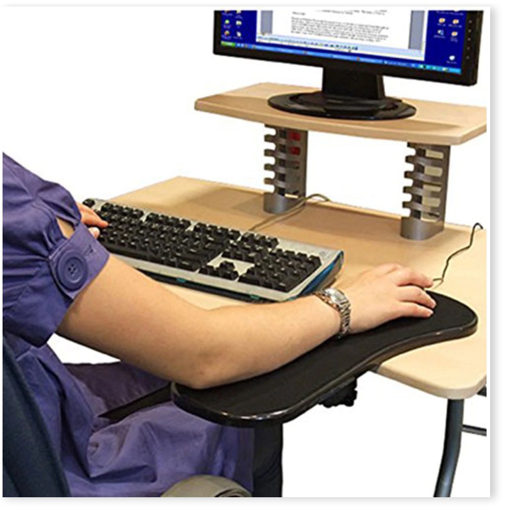 Giá đỡ cổ tay  💯 GIÁ VỐN]  Giá đỡ tay dùng chuột bàn phím văn phòng, hỗ trợ đau mỏi khi ngồi máy tính, bàn học 7344