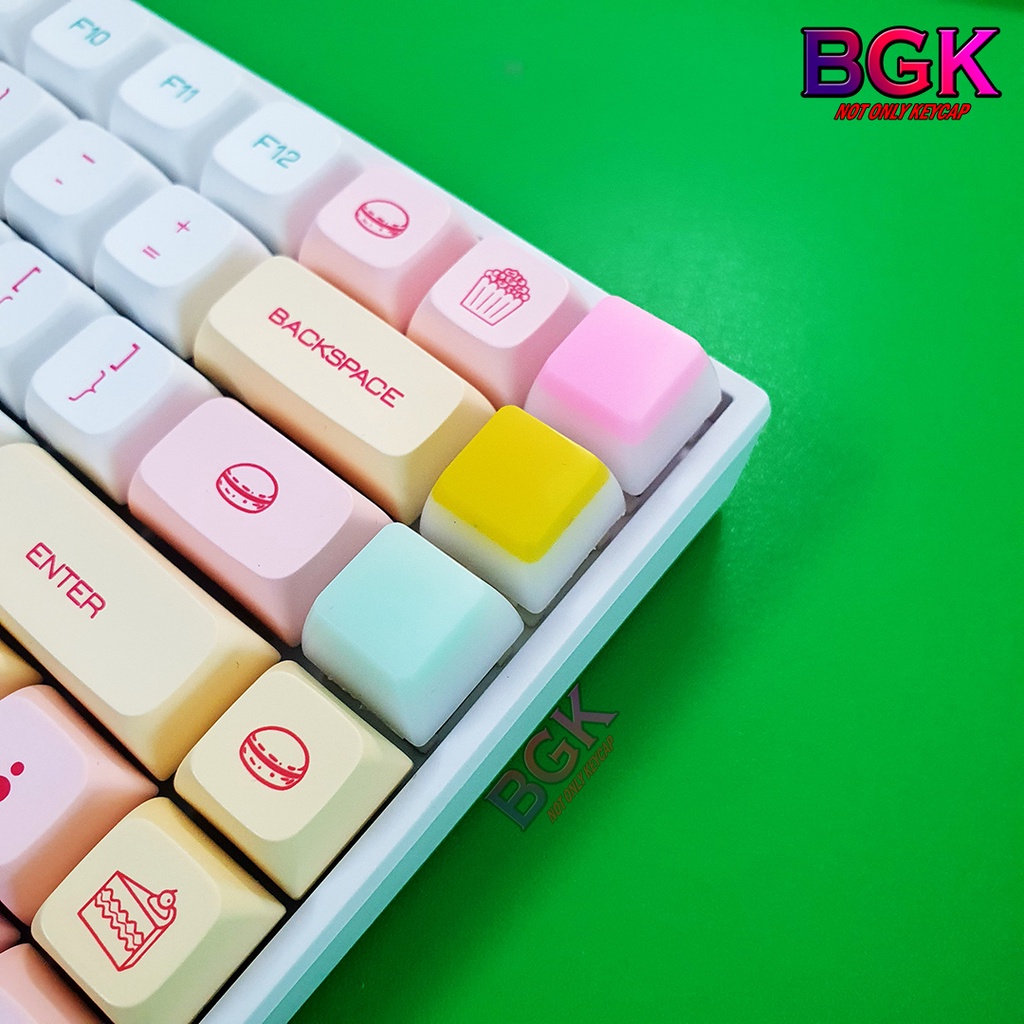 1 nút Artisan Keycap Jelly Cake Resin Chuẩn SA R3 Siêu dễ thương