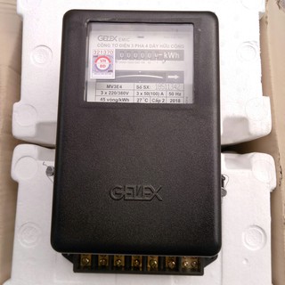 Công tơ điện 3 pha 50/100A 220/380V Emic