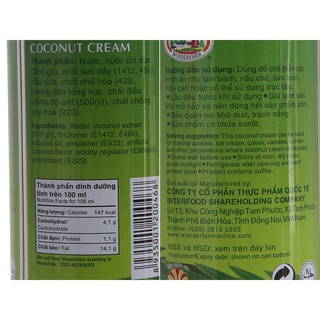 Lon Nước Cốt Dừa Wonderfarm 160ML
