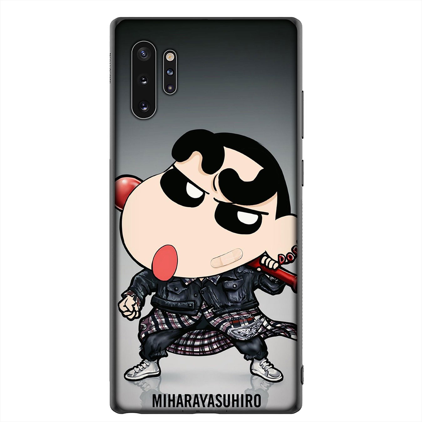 Samsung Galaxy A02S J2 J4 J5 J6 Plus J7 Prime A02 M02 j6+ A42 + Casing Soft Silicone Phone Case shin chan cute crayou shinchan Cover