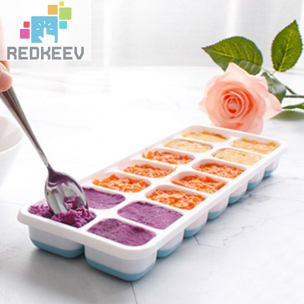 Khuôn Silicone Làm Đá 14 Ô Tiện Dụng