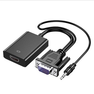 Cáp chuyển đổi VGA sang HDMI có Audio - AVG+Audio to HDMI