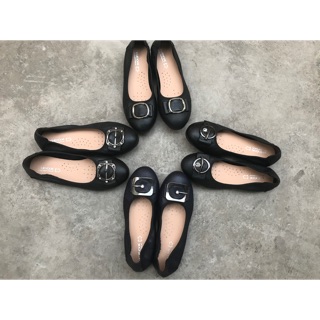 Giày búp bê da thật