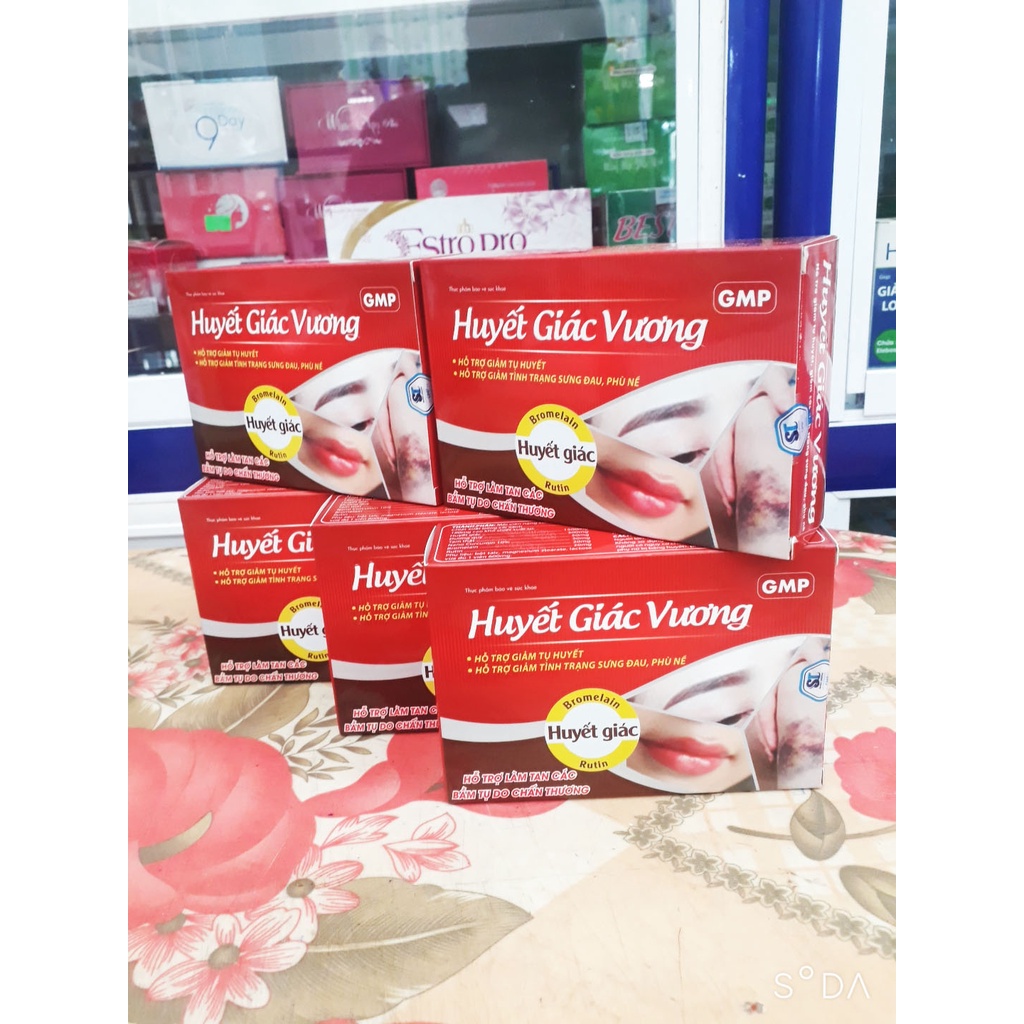 Huyết giác vương, hỗ trợ giảm tụ huyết, tan m.áu bầm, giảm tình trạng sưng đau, phù nề do chấn thương