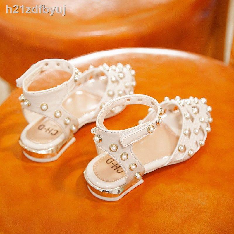 sandal hàn quốcgiày sandal bé trai✴2021 giày dép bé gái mới mùa hè phiên bản Hàn Quốc công chúa cao gót ch