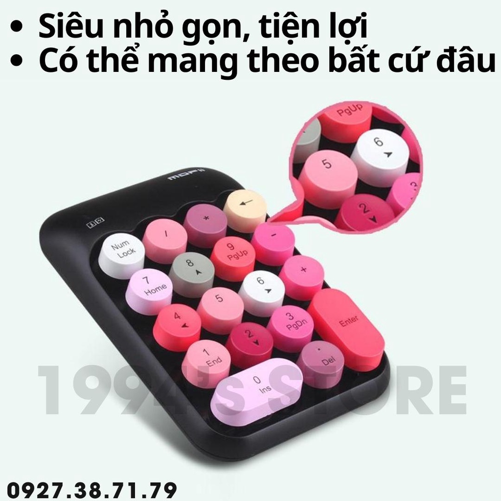 Bàn phím số numlock không dây mofii x910 - bàn phím số mofii - ảnh sản phẩm 4